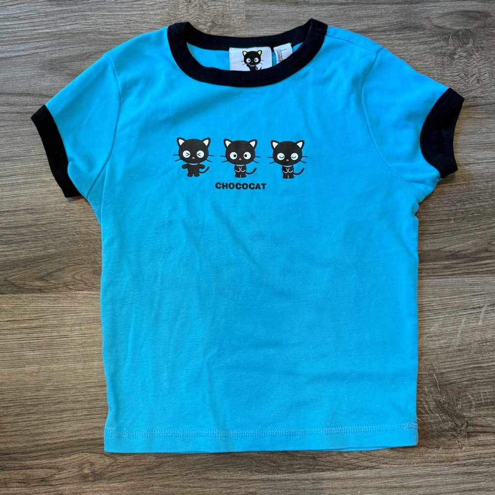 Chococat Sanrio Baby Tee | Blue | SMALL